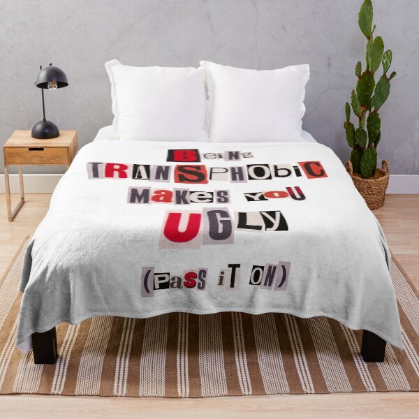 Item preview, Being Transphobic Makes You Ugly designed and sold by Achkalona.