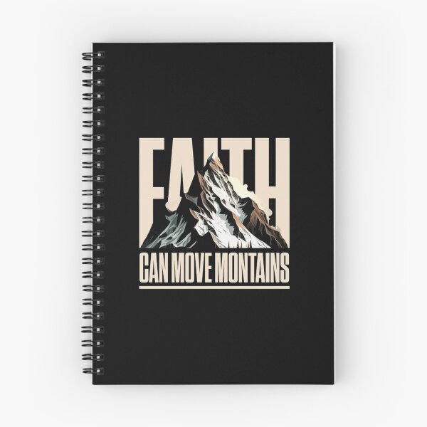 Item preview, Faith Moves Mountains Motivational Outdoor Design designed and sold by The craft.