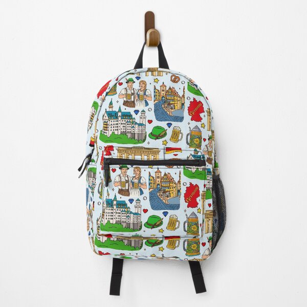 Item preview, Vibrant Germany Culture & Landmarks Sticker Pack Art designed and sold by mashmosh.