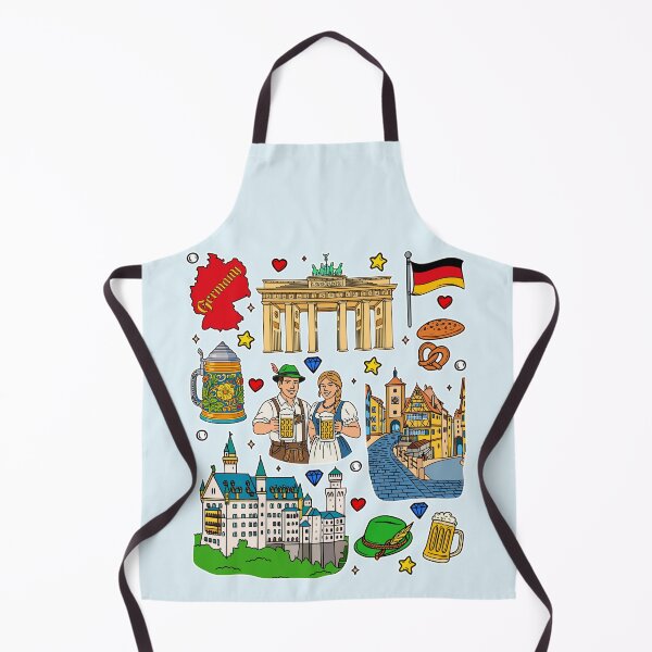 Item preview, Vibrant Germany Culture & Landmarks Sticker Pack Art designed and sold by mashmosh.