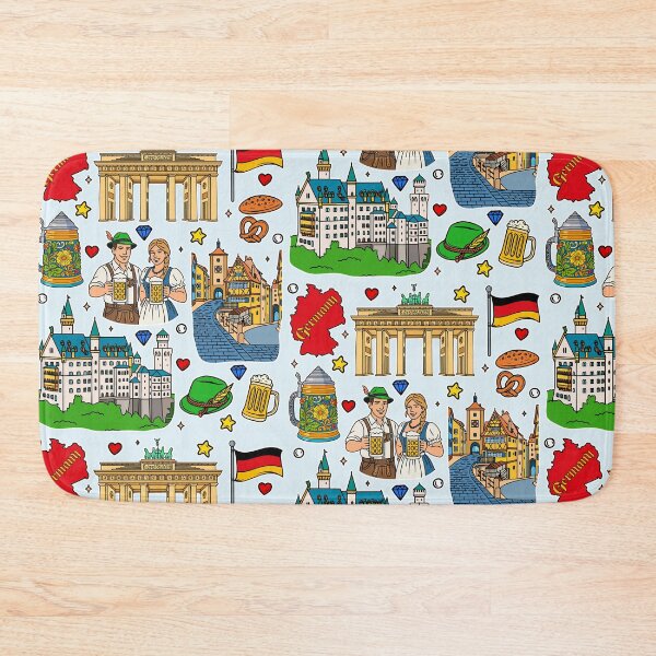 Item preview, Vibrant Germany Culture & Landmarks Sticker Pack Art designed and sold by mashmosh.