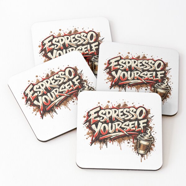 Item preview, Espresso Yourself Funny Coffee Lover T-Shirt designed and sold by Threadnovax.