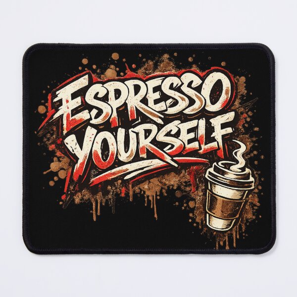 Item preview, Espresso Yourself Funny Coffee Lover T-Shirt designed and sold by Threadnovax.