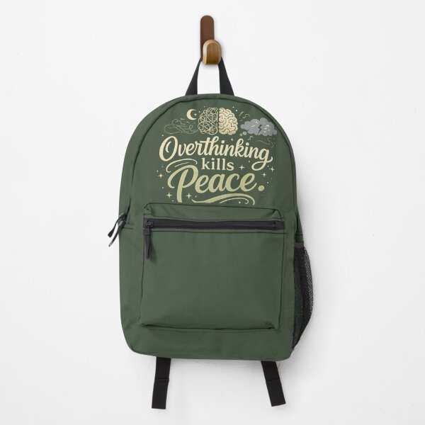 Item preview, Overthinking Kills Peace | Mental Health Aesthetic Design designed and sold by hutofdesigns.