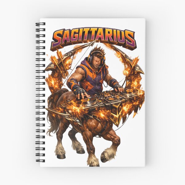 Item preview, Adventurous Sagittarius Centaur DJ Zodiac designed and sold by  ZenRave Designs.