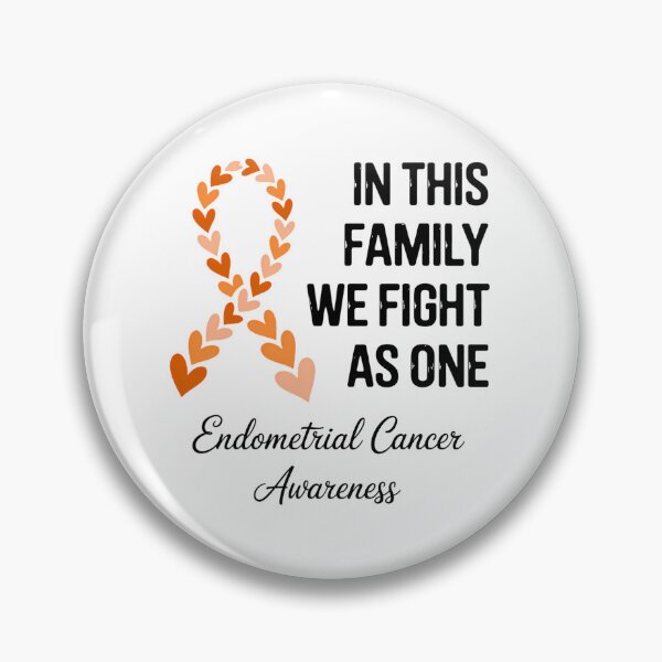 Item preview, Endometrial Cancer In This Family We Fight As One Orange Ribbon designed and sold by SapfireStuArt.