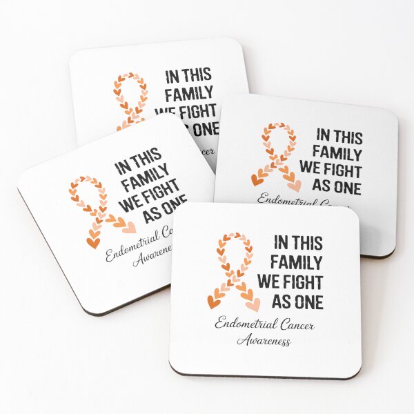 Item preview, Endometrial Cancer In This Family We Fight As One Orange Ribbon designed and sold by SapfireStuArt.