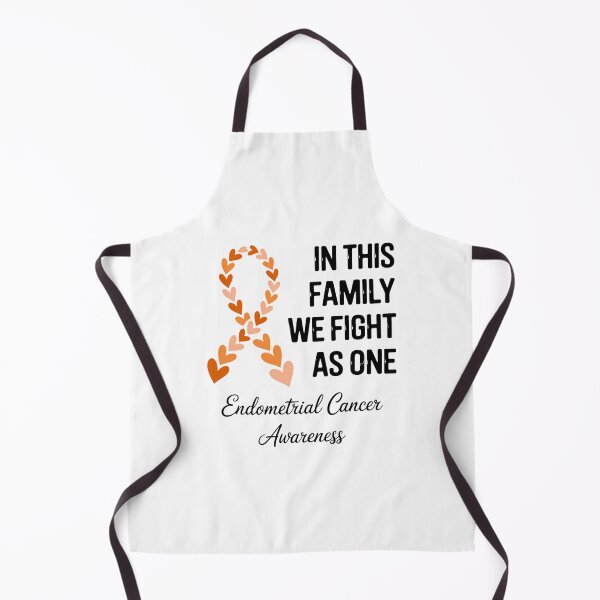 Item preview, Endometrial Cancer In This Family We Fight As One Orange Ribbon designed and sold by SapfireStuArt.