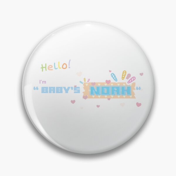 Item preview, Hello I'm Baby Noah Cute Colorful Lettering designed and sold by ammiespy.