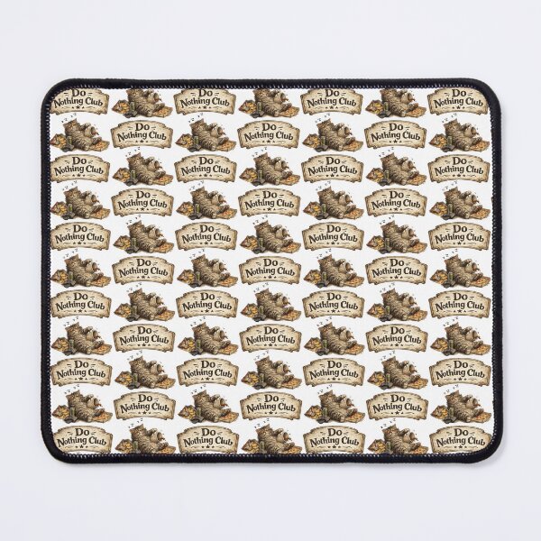 Item preview, Do Nothing Club Cat – Funny Lazy Cat Vintage Chill Design designed and sold by Clothes With Smiling Animals Walt Gral.