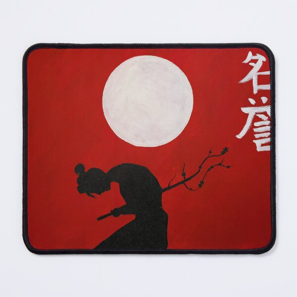 Item preview, The Samurai's Honour - Japanese Bushido Acrylic Art designed and sold by AliAltinelArt.