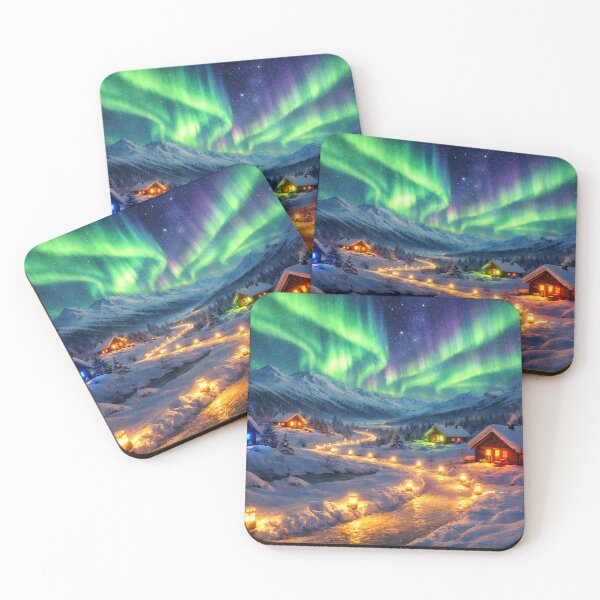 Item preview, Light trail under the Northern Lights designed and sold by Sigtrix.