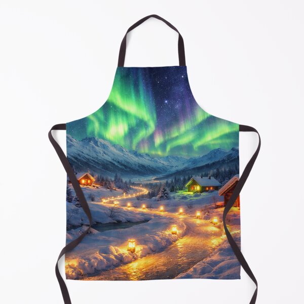 Item preview, Light trail under the Northern Lights designed and sold by Sigtrix.
