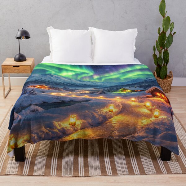 Item preview, Light trail under the Northern Lights designed and sold by Sigtrix.