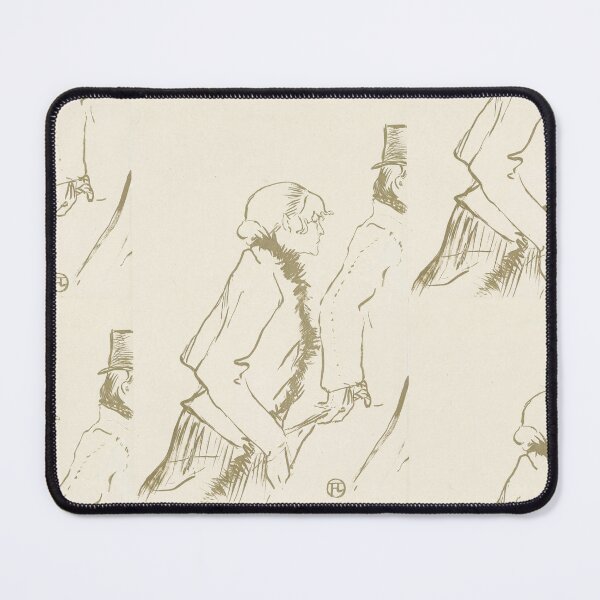 Item preview, Ontwerp Voor Omslag Muziekblad Pauvre Pierreuse by Henri de Toulouse-Lautrec: Elegant Line Art Poster designed and sold by artofuniverse.