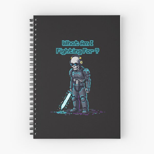 Item preview, "What Am I Fighting For" Pixel Art Cyberpunk Knight RPG Gamer designed and sold by Cipher & Soul.