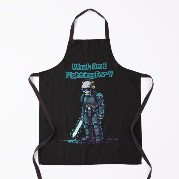 Item preview, "What Am I Fighting For" Pixel Art Cyberpunk Knight RPG Gamer designed and sold by Cipher & Soul.