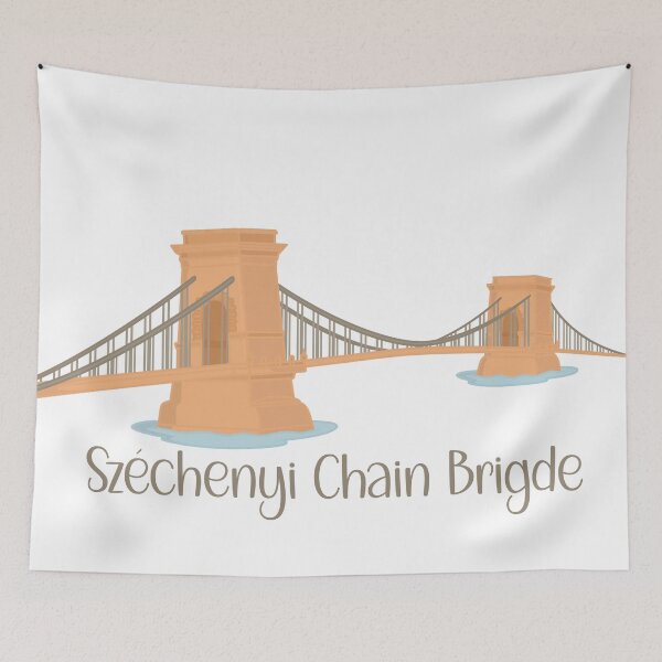 Item preview, Széchenyi Lánchíd Chain Bridge designed and sold by EmeraldeaDesign.