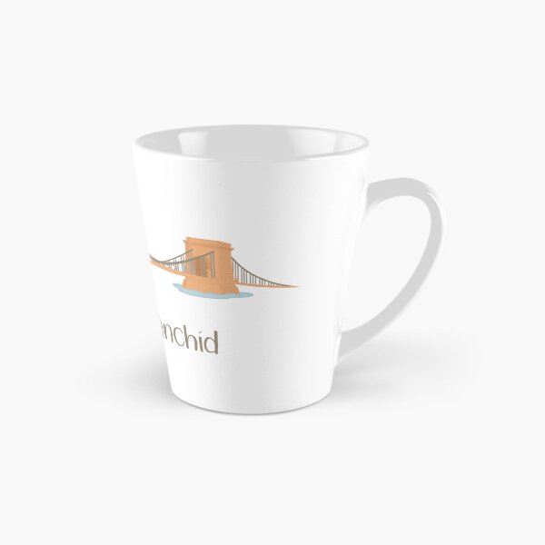Item preview, Széchenyi Lánchíd Chain Bridge – Budapest Flat Design Cutout Illustration designed and sold by EmeraldeaDesign.