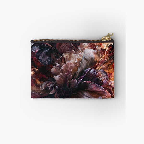 Item preview, Dark Peony Floral Oil Painting designed and sold by CosmicGlyph.