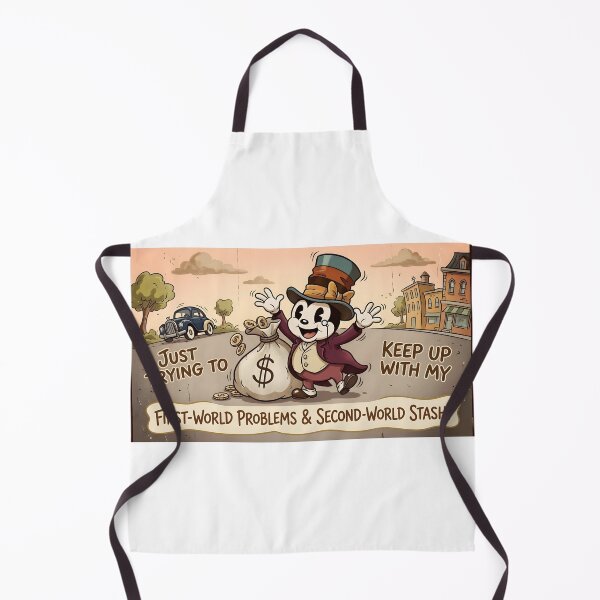 Item preview, First World Problems Vintage Cartoon Money designed and sold by LazyGeniusArt.