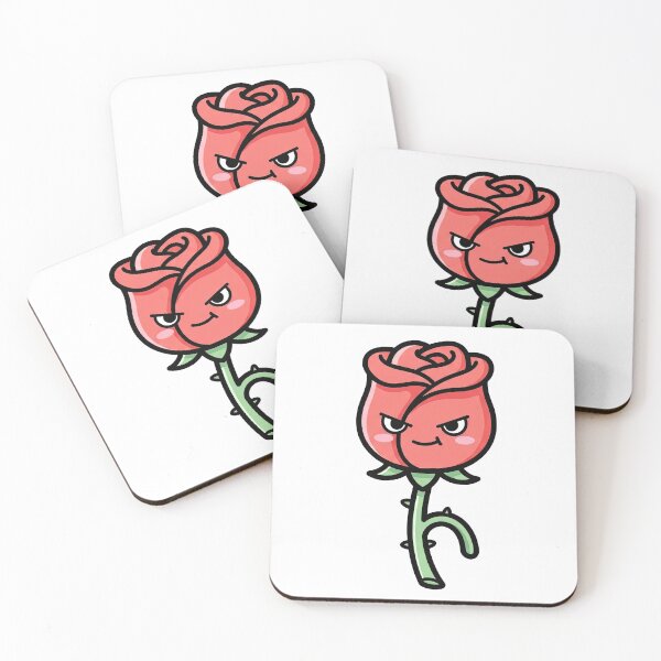 Item preview, Cute Kawaii Rose – Sassy Love Flower Design designed and sold by PlumArtDesign.