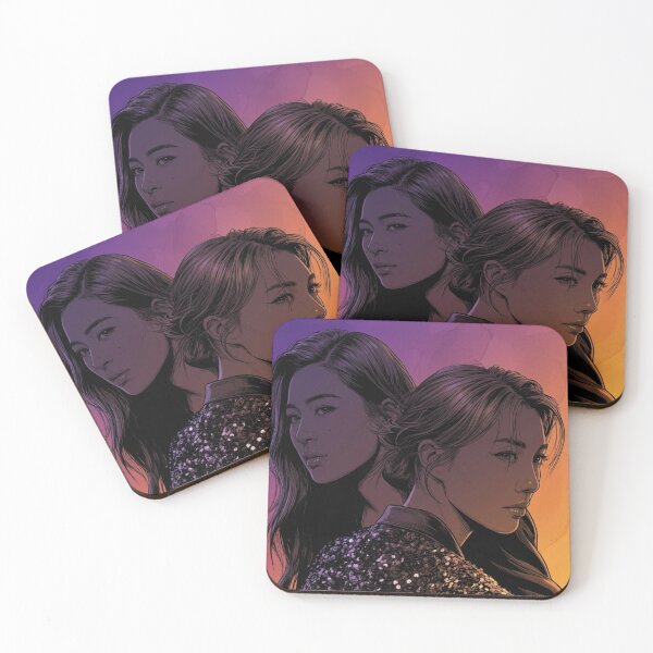Item preview, You & Me Thai GL Series Lgbtq+ Sapphic Decor Poster Print Art Comic designed and sold by Mind Space.