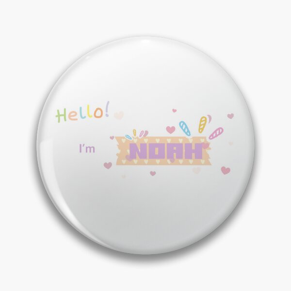 Item preview, Hello I'm Baby Noah Cute Colorful Lettering designed and sold by ammiespy.