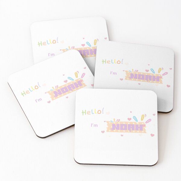 Item preview, Hello I'm Baby Noah Cute Colorful Lettering designed and sold by ammiespy.