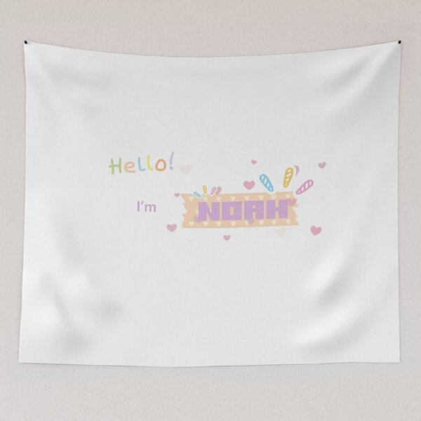 Item preview, Hello I'm Baby Noah Cute Colorful Lettering designed and sold by ammiespy.