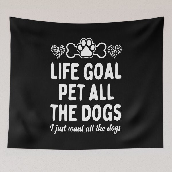 Item preview, Life Goal Pet All The Dogs Paw Design designed and sold by OlyvieArt.