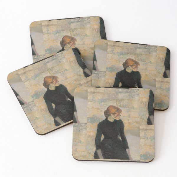 Item preview, Pierreuse by Toulouse-Lautrec Vintage Red-Haired Portrait Art designed and sold by artofuniverse.
