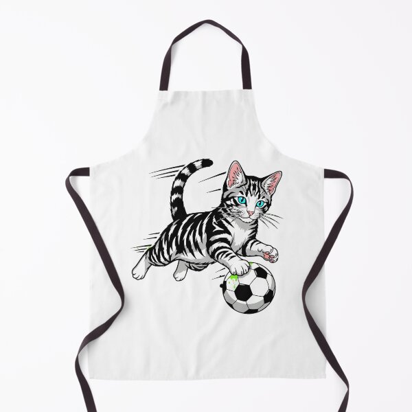 Item preview, cat soccer designed and sold by Uglyandcute.