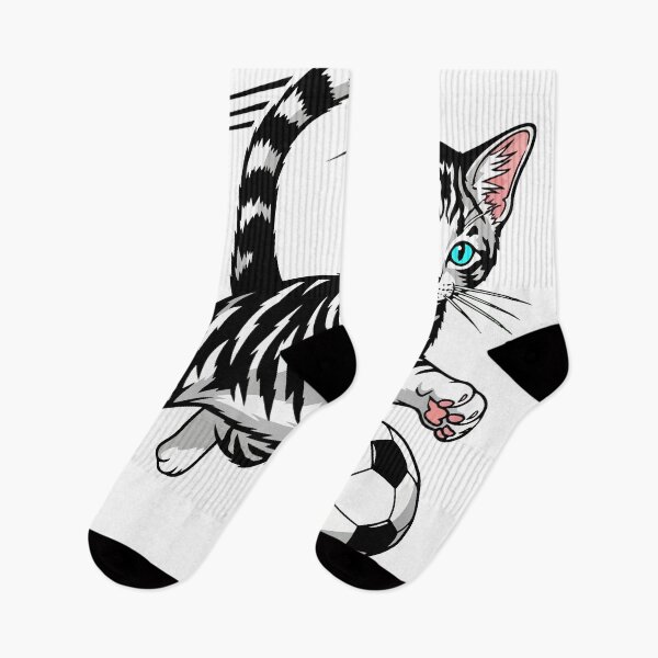 Item preview, cat soccer designed and sold by Uglyandcute.
