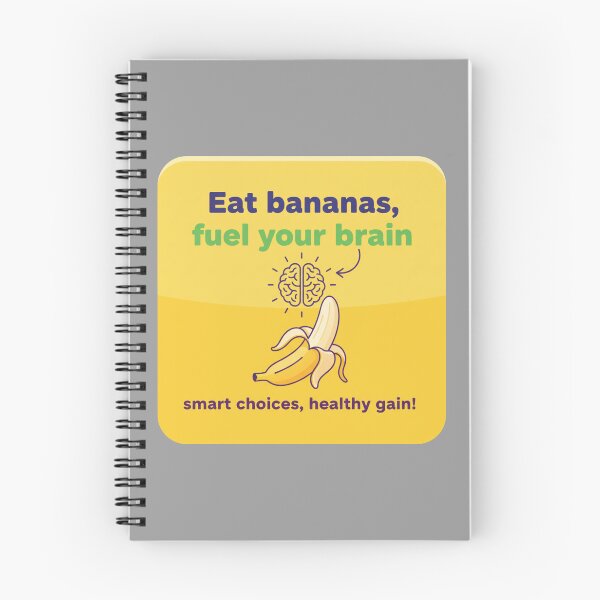 Item preview, Eat bananas, fuel your brain designed and sold by MaciejErdon.
