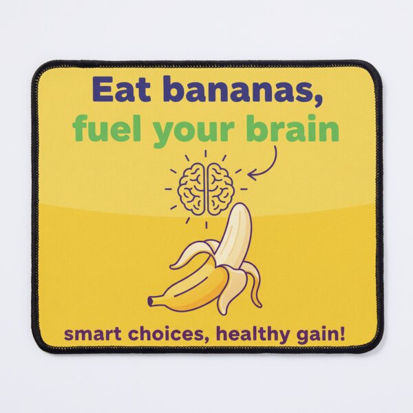 Item preview, Eat bananas, fuel your brain designed and sold by MaciejErdon.