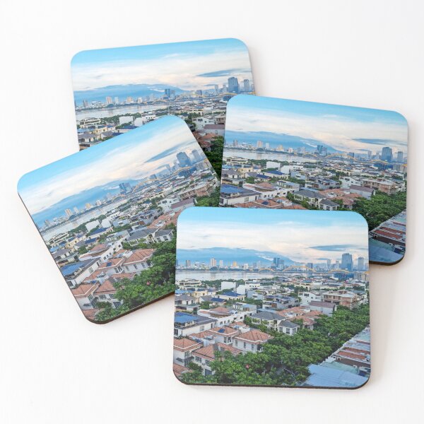 Item preview, Han River Da Nang - City of Bridges | Vietnam Modern Urban Skyline Art designed and sold by Ross.A.Campbell.