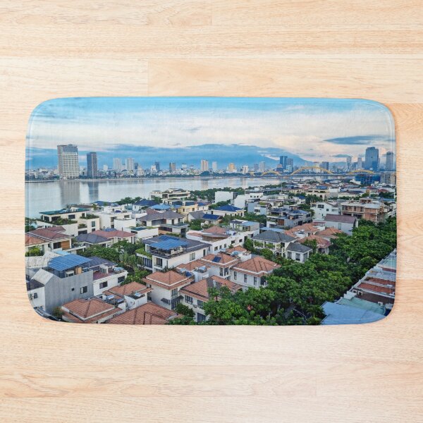 Item preview, Han River Da Nang - City of Bridges | Vietnam Modern Urban Skyline Art designed and sold by Ross.A.Campbell.