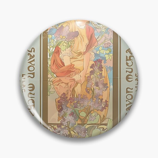 Item preview, Vintage Lilac Soap Bottle | Art Nouveau designed and sold by GammaRay.