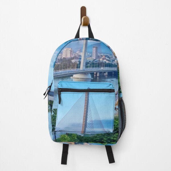 Item preview, Han River Da Nang - City of Bridges | Vietnam Modern Urban Skyline Art designed and sold by Ross.A.Campbell.