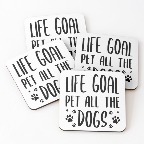 Item preview, Life Goal Pet All The Dogs Paw Print designed and sold by OlyvieArt.