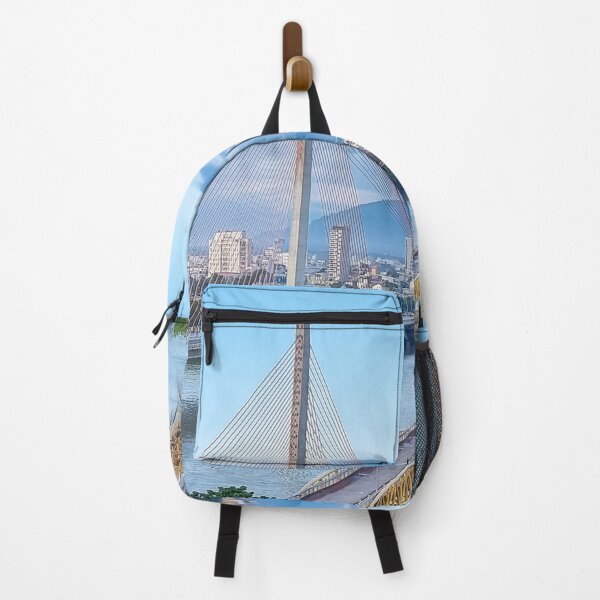 Item preview, Han River Da Nang - City of Bridges | Vietnam Modern Urban Skyline Art designed and sold by Ross.A.Campbell.