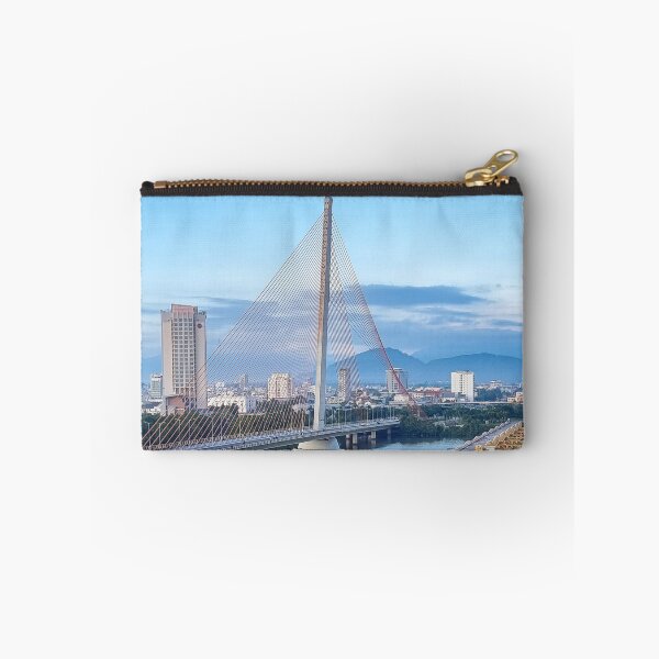 Item preview, Han River Da Nang - City of Bridges | Vietnam Modern Urban Skyline Art designed and sold by Ross.A.Campbell.