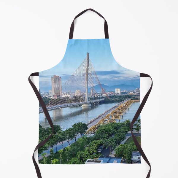 Item preview, Han River Da Nang - City of Bridges | Vietnam Modern Urban Skyline Art designed and sold by Ross.A.Campbell.