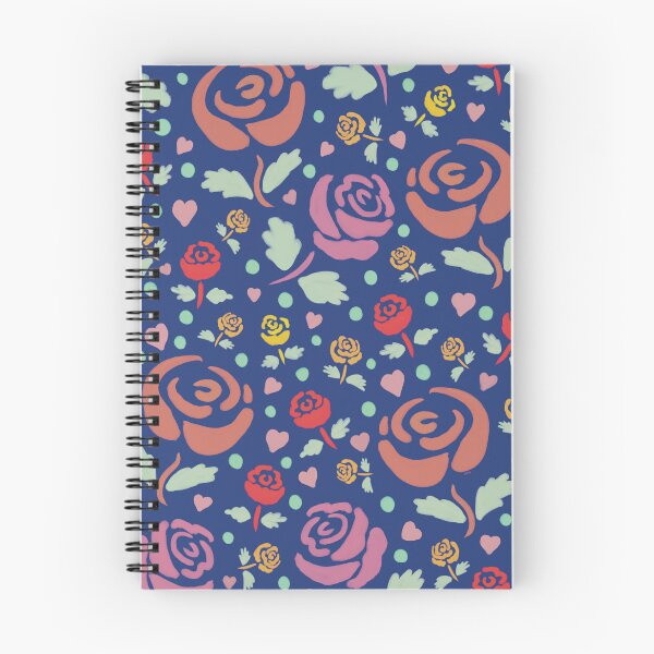 Item preview, Rose Prints on Dark Blue designed and sold by Catphonesoup.