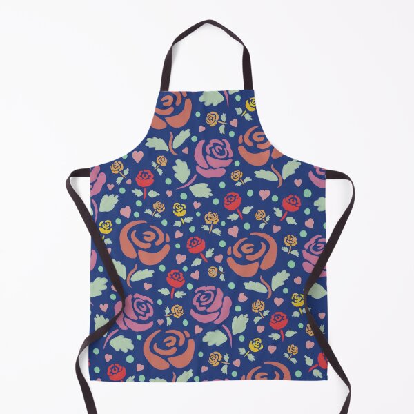 Item preview, Rose Prints on Dark Blue designed and sold by Catphonesoup.