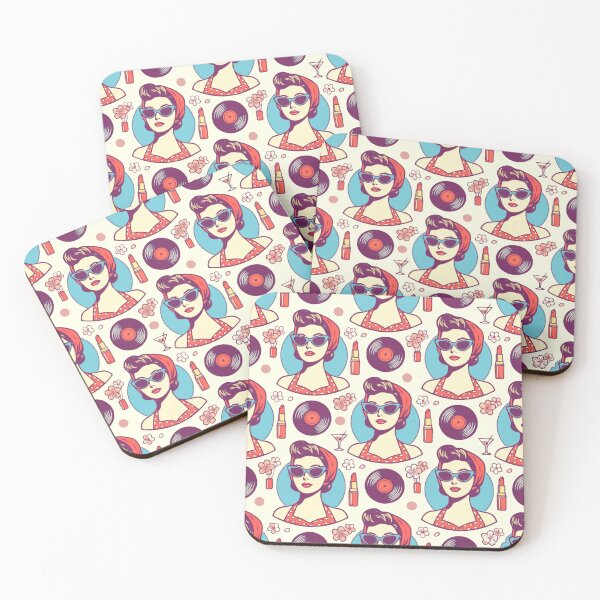 Item preview, Classic 1950s Glam Seamless Pattern designed and sold by Printfantasia .