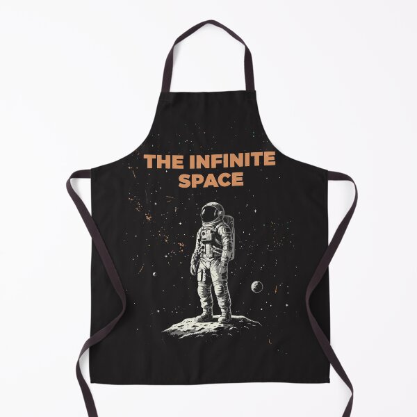 Item preview, "The Infinite Space" Astronaut Standing on Moon Minimalist Sci-Fi designed and sold by Cipher & Soul.