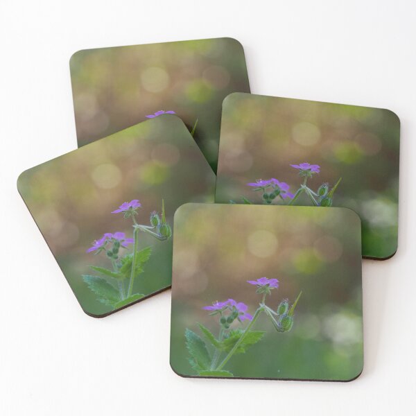 Item preview, Delicate Wildflowers with Dreamy Green Bokeh designed and sold by onubi.