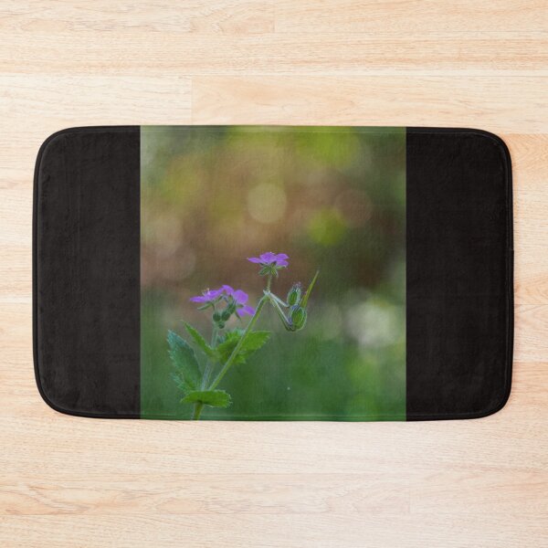 Item preview, Delicate Wildflowers with Dreamy Green Bokeh designed and sold by onubi.